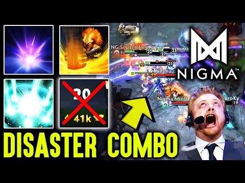 DISASTER C0MBO THAT Didn't CARE ABOUT 41K NETWORTH LEAD - NIGMA AMAZING COMEBACK DOTA 2