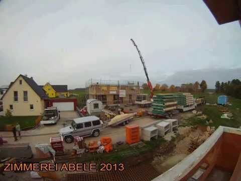 Holzhaus zeitraffer Unterscheidheim