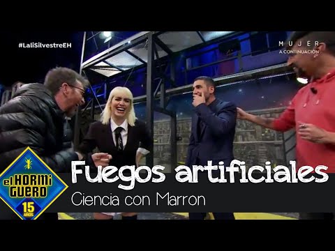 Marron trae originales fuegos artificiales a Miguel Ángel Silvestre y Lali Espósito - El Hormiguero