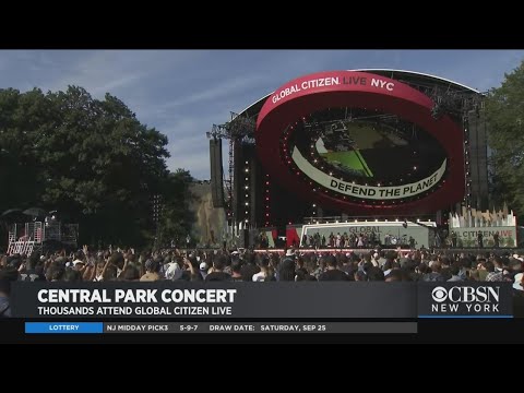 Thousands Attend Global Citizen Live Concert In Central Park