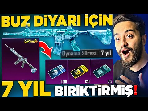 BUZ DİYARI İÇİN 2,000 SANDIK BİRİKTİRMİŞ! 7 YILLIK BİRİKİM! PUBG Mobile