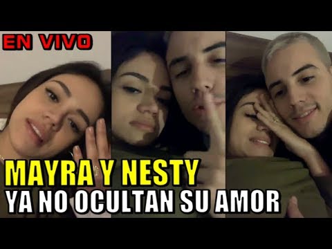 MAYRA GOÑI Y NESTY YA NO ESCONDEN SU AMOR Y SE LUCEN EN DIVERTIDA TRANSMISIÓN EN VIVO