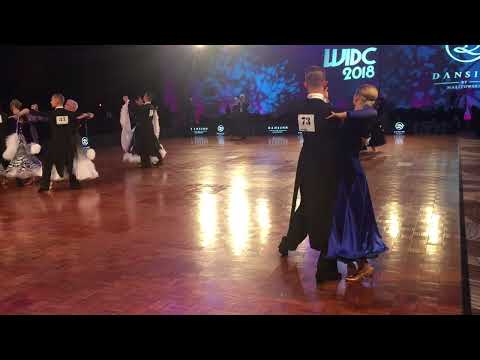 Diana Kicia with Michal Jeziorowski. Tango. Warsaw International Dance Championships 2018.