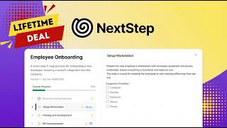 NextStep Lifetime Deal : SOPs, Workflows & Tracking Easily