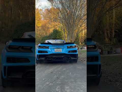 C8 z06 with kooks headers , cat deletes, corsa track exhaust #c8z #c8z06 #corvette #c8 #kooksheaders