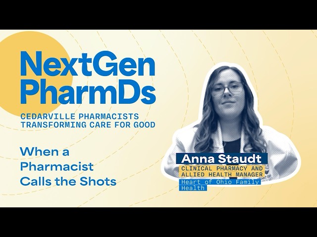 Thumbnail for video titled: NextGen PharmDs: When a Pharmacist Calls the Shots
