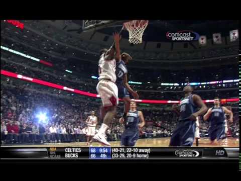 Hakim Warrick Takes Off From Far Away to Dunk on Ronnie Price 2010