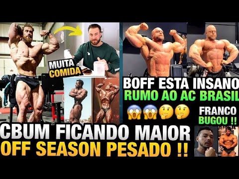 CBUM ESTÁ FAZENDO UM OFF SUPER PESADO (5 MIL CALORIAS) - FRANCO ELOGIA FABRICIO + VITOR BOFF INSANO