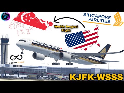 Infinite Flight No.1 ULH: New York (KJFK) - Singapore (WSSS) | Singapore Airlines A359 |