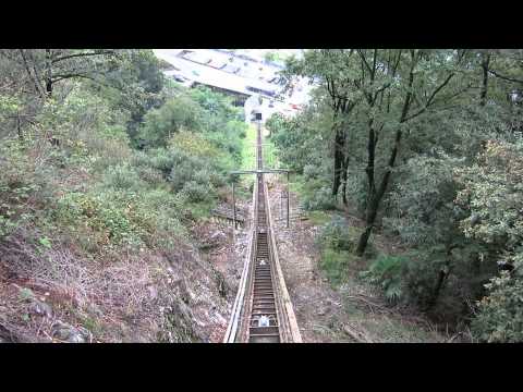 Standseilbahn 6614.01 Brissago Kraftwerk Verbano - Talfahrt - Funicolare