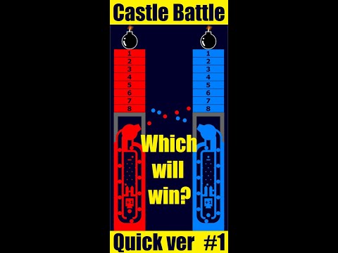 Quick Destruction #1 [Marble Race in Algodoo] #shorts