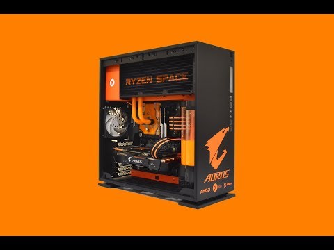 RYZEN SPACE - 3000 € - Custom GAMING PC - case mod Video
