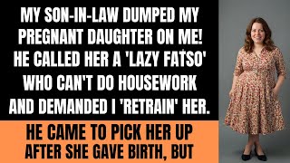 My Pregnant Daughter’s Husband Called Her Lazy and Tried to Leave Her, But When He Saw Who I Was…