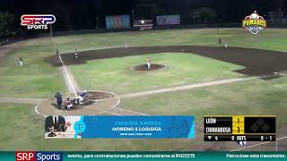 Cuadrangular solitario de Emanuel Trujillo en el cuarto juego contra Los Leones de León.