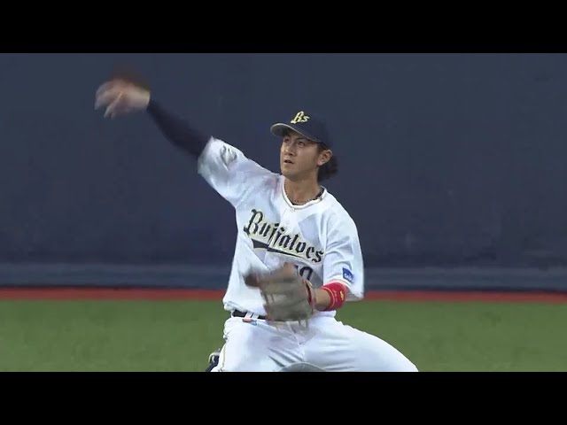 【7回表】流れを変える!! バファローズ・小田が華麗なダイビングキャッチを披露!! 2018/6/16 Bs-DB