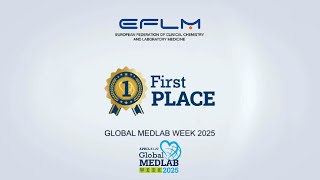 EFLM 1st Place - Global MedLab Week 2025
