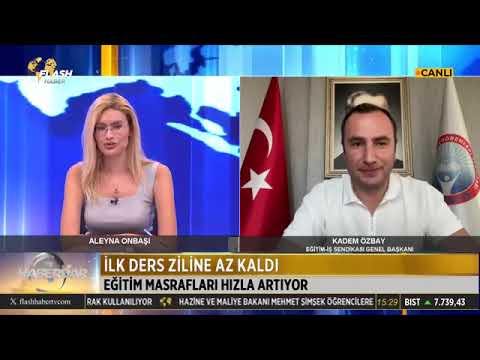 Genel Başkanımız Kadem Özbay, Flash Haber TV`de, 2023-2024 eğitim-öğretim yılına az bir süre kala, eğitimde acil çözüm bekleyen sorunlara değindi, 