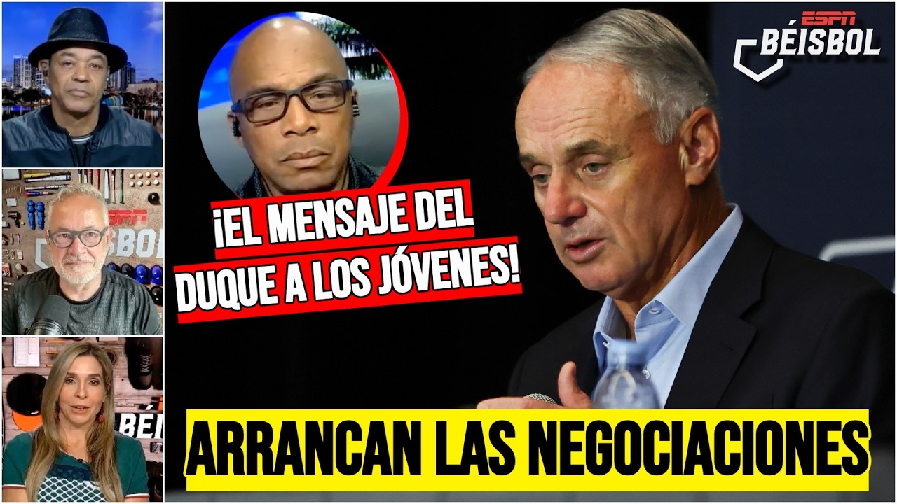 NEGOCIACIONES en CAMINO, MLB y los JUGADORES arrancan con el PACTO LABORAL | ESPN Beisbol