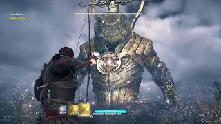 Assassin&#39;s Creed Origins - SOBEK MAX Level Boss Fight TRIAL OF GODS