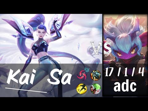 HyBriD Kai'Sa ADC vs Leo Tristana - Challenger Replay KR