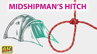 Midshipman's Hitch Great Sliding Knot Taut Line Alternative | Midshipman’s Hitch Knot Tutorial