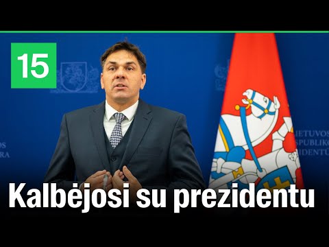 Emocingas Ignotas Adomavičius Prezidentūroje: būsiu visos Lietuvos kultūros ministras