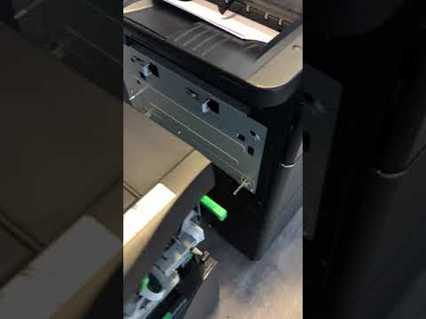 How to Replace Waste Toner Bottle on Toshiba 7516/8518 Copier