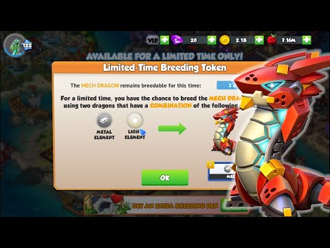 How To Breed Mech Dragon | Arena Dragon | DML |