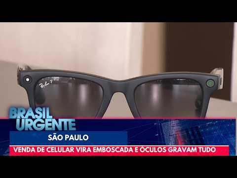 Óculos com câmera registram emboscada durante venda de celular | Brasil Urgente