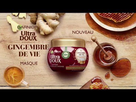 Masque Gingembre de vie Ultra Doux Garnier "naturellement" Pub 20s