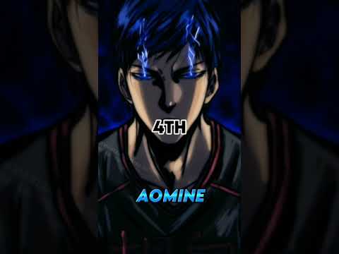 Top 13 characters in kuroko no basket🏀#shorts