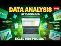 Excel Data Analysis Mini Project In 15 Minutes Tamil