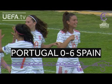 #WU17 Group stage highlights: Portugal 0–6 Spain
