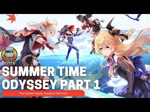 Summertime Odyssey Part 1 Full Story | Everyone Arrives At Golden Apple Archipelago | Genshin Impact