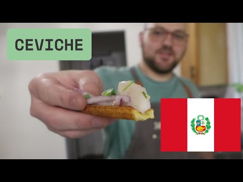 Peruvian Ceviche & Plantain Chips || Street Food Around the World