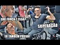 ELE NÃO MEXE NADA DOS BRAÇOS PRA BAIXO l TREINO E SUPERAÇÃO