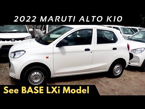 See the base LXI version of 2022 Maruti Alto K10