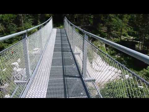 Hängebrücke Tiroler Ache Entenlochklamm