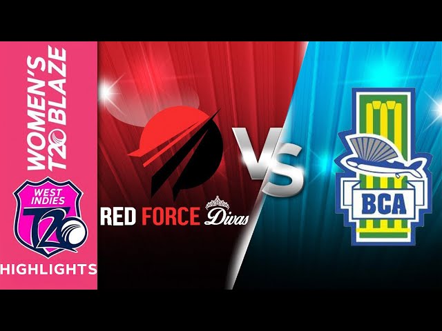 Match Highlights | Trinidad and Tobago Women vs  Barbados Women | T20 Blaze