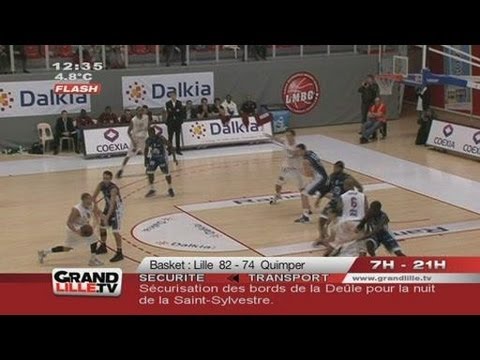 Basket Pro B : Lille - Quimper (82 à 74)