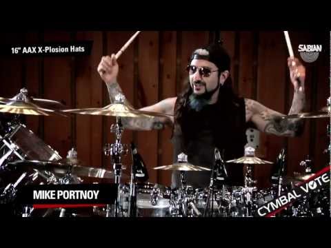 CYMBAL VOTE - Mike Portnoy Reviews the 16" AAX X-Plosion Hats