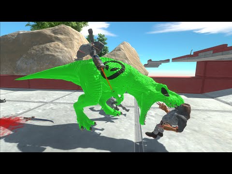 Alien T-Rex Deathrun - Animal Revolt Battle Simulator