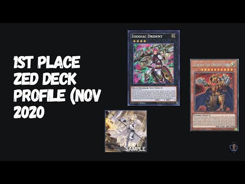 1st Place “ZED” deck profile (Zoodiac, Eldlich dogmatika deck) November 2020