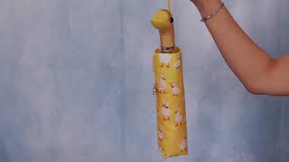 Видеообзор Женский зонт Fulton L926 Curio-2 UV Yellow Duck (Желтая утка)