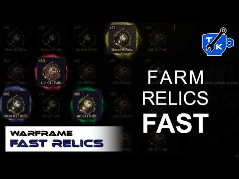 How to get new relics FAST | Warframe