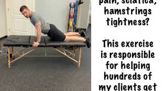 Low Back Pain, Sciatica, Hamstrings Tightness?