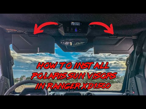 Polaris Sun Visor Install on Ranger XD 1500