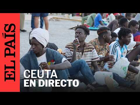 DIRECTO | CRISIS CEUTA: Los migrantes esperan en la playa | EL PAÍS
