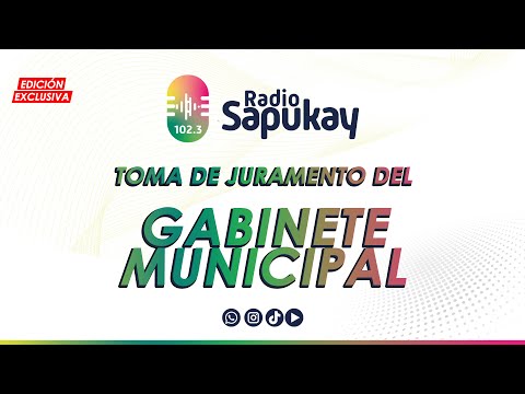 TOMA DE JURAMENTO DEL GABINETE MUNICIPAL - Radio Sapukay 102.3