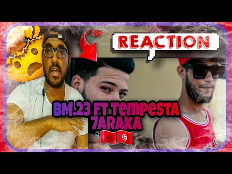 ردة فعل مغربي🇲🇦🇹🇳BM.23 ft Tempesta 7araka | حركة [Official Music Video